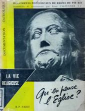 LA VIE RELIGIEUSE